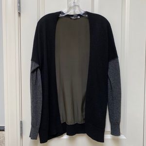Vince color block cardigan, size XS